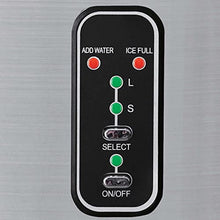 Load image into Gallery viewer, Frigidaire EFIC103-AMZ-SC Counter Top Maker with Over-Sized Ice Bucket, Stainless Steel, Self Cleaning Function, Heavy Duty, Stainless