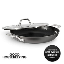 Load image into Gallery viewer, Calphalon 1948256 Signature Hard Anodized Nonstick Covered Everyday Chef Pan, 12", Black