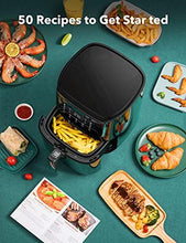 Load image into Gallery viewer, TaoTronics Air Fryer, Max XL 6 Quart 1750W 11-in-1 Airfryer Oven with Basket & Touch Panel, 11 Preset Menus 50 Recipes Cookbook for Roast, Preheat, Bake, Nonstick Easy Clean, Black