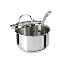 Load image into Gallery viewer, Calphalon Tri-Ply Stainless Steel 1-1/2-Quart Sauce Pan with Cover
