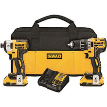 Load image into Gallery viewer, DEWALT 20V Max XR Cordless Drill Combo Kit, Brushless, 2-Tool (DCK283D2)