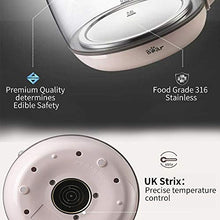 Load image into Gallery viewer, Bear YSH-C18R1 Health- Care Beverage Tea Maker and Kettle,Electric kettle with infuser, Durable 316 Stainless Steel & Glass Brew Cooker Master,8-in-1 Programmable, 4 Range Temperature Warming Function,1.8L,Pink