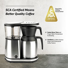 Load image into Gallery viewer, Bonavita 8 Cup Coffee Maker, One-Touch Pour Over Brewing with Thermal Carafe, SCA Certified, Stainless Steel (BV1900TS)