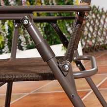 Load image into Gallery viewer, Giantex Set of 4 Patio Folding Sling Chairs Steel Camping Deck Garden Pool Backyard Chairs