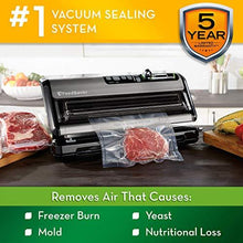 Load image into Gallery viewer, FoodSaver FM5200 2-in-1 Automatic Vacuum Sealer Machine with Express Bag Maker | Safety Certified | Silver, 9.3 x 17.6 x 9.6 inches