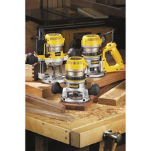 Load image into Gallery viewer, DEWALT Router, Fixed/Plunge Base Kit, Variable Speed, Soft Start, 2-1/4-HP (DW618PKB)