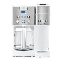 Load image into Gallery viewer, Cuisinart SS-15W Maker Coffee Center 12-Cup Coffeemaker and Single-Serve Brewer, White Stainless Steel