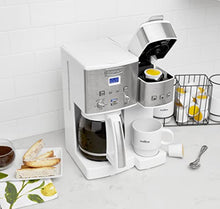 Load image into Gallery viewer, Cuisinart SS-15W Maker Coffee Center 12-Cup Coffeemaker and Single-Serve Brewer, White Stainless Steel