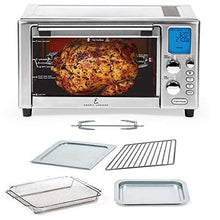 Load image into Gallery viewer, Emeril Lagasse Power AirFryer 360 Better Than Convection Ovens Hot Air Fryer Oven, Toaster Oven, Bake, Broil, Slow Cook and More Food Dehydrator, Rotisserie Spit, Pizza Function Cookbook