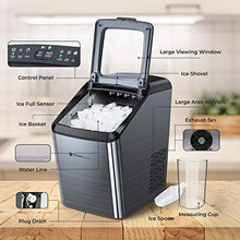 Load image into Gallery viewer, Dreamiracle Ice Maker Machine for Countertop, 33 lbs Bullet Ice Cube in 24H, 9 Ice Cubes Ready in 7-10 Minutes, 2.8L Ice Maker Machine with Ice Scoop and Basket