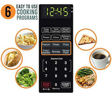 Load image into Gallery viewer, Farberware Classic FMO07AHTBKJ 0.7 Cu. Ft. 700-Watt Microwave Oven with LED Lighting, Brushed Stainless Steel