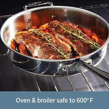 Load image into Gallery viewer, All-Clad D3 Fry Lid, 10 Inch Pan, Dishwasher Safe Stainless Steel Cookware, Silver, 10-Inch