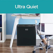Load image into Gallery viewer, BLACK+DECKER BCRK17B Compact Refrigerator Energy Star Single Door Mini Fridge with Freezer, 1.7 Cubic Feet, Black