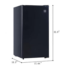 Load image into Gallery viewer, RCA RFR321-B-Black-COM RFR321-BLACK Mini Refrigerator, 3.2 Cu Ft Fridge, Black, CU.FT