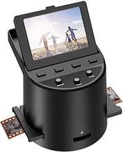 Load image into Gallery viewer, Digital Film &Slide Scanner with 22MP, Converts 35mm, 126, 110, Super 8 Films, Slides, Negatives to JPEG, Tilt-Up 3.5" Large LCD, Includes Cables, Film Inserts &More, MAC and PC Compatible