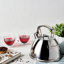 Load image into Gallery viewer, All-Clad E86199 Stainless Steel Tea Kettle, 2-Quart, Silver