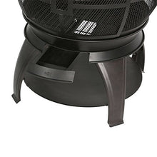 Load image into Gallery viewer, BALI OUTDOORS Outdoor Fireplace Wooden Fire Pit, Chimenea, Brown-Black