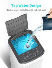 Load image into Gallery viewer, COMFYHOME 3-IN-1 Portable Air Conditioner, Evaporative Air Cooler w/Cooling & Humidifier, 3 Wind Speeds, 4 Casters, 65° Oscillation, 12H Timmer& Remote, 455 CFM, Cools 170 Square Feet for Room Office