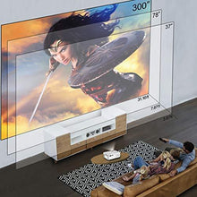 Load image into Gallery viewer, WiFi Bluetooth Projector - Artlii Enjoy 2 Mini Projector for iPhone Support Full HD 1080P and 300'' Display, 6000L Brightness, Keystone & Zoom, Outdoor Projector Compatible with TV Stick, iOS, Android