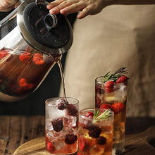 Load image into Gallery viewer, BUYDEEM K2423 Tea Maker, Durable 316 Stainless Steel & German Schott Glass Electric Kettle, Removable Infuser, Auto Keep Warm, BPA Free, 1.2L