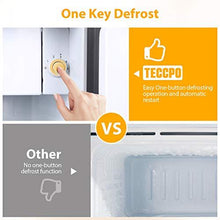 Load image into Gallery viewer, Mini Fridge, TECCPO 1.7 Cu.Ft. Small Refrigerator, Energy Star, 6 Adjustable Thermostat Control, One-touch Easy Defrost, 37 dB, Compact Refrigerator for Bedroom, Dorm, Office - TAMF30