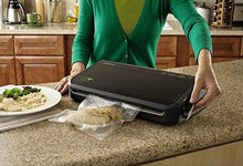 Load image into Gallery viewer, FoodSaver FM2100-000 Vacuum Sealer Machine System with Starter Bags & Rolls | Safety Certified, Black