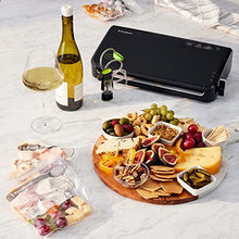Load image into Gallery viewer, FoodSaver Vacuum Sealer Machine with Automatic Bag Detection, Sealer Bags and Roll, and Handheld Vacuum Sealer for Airtight Food Storage and Sous Vide, Silver