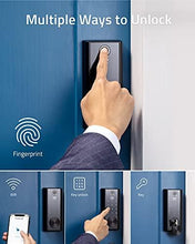 Load image into Gallery viewer, eufy Security Smart Lock Touch & Wi-Fi, Fingerprint Scanner, Keyless Entry Door Lock, Smart Wi-Fi Lock, Bluetooth Electronic Deadbolt, Touchscreen Keypad, BHMA Certified, IP65 Weatherproofing