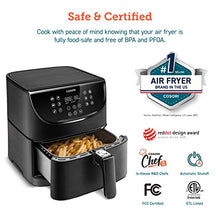 Load image into Gallery viewer, COSORI Smart Air Fryer xl 5.8QT 13-in-1 cooker (800+ Online & 100 Paper Recipes) can Air Fry, Roast, Bake, Digital Works with Alexa & Google Assistant, 1700W, Large Dishwasher-Safe Square Basket