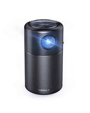 Load image into Gallery viewer, Anker Nebula Capsule, Smart Wi-Fi Mini Projector, Black, 100 ANSI Lumen Portable Projector, 360° Speaker, Movie Projector, 100 Inch Picture, 4-Hour Video Playtime, Neat Projector, Home Entertainment
