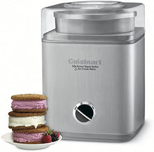 Load image into Gallery viewer, Cuisinart ICE30BC Ice Cream Maker, 2-Qt, Silver