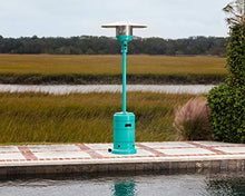 Load image into Gallery viewer, Fire Sense 61130 Powder Coated Patio Heater 46000 BTU, 18"L x 33"W x 87"H - Aqua Blue