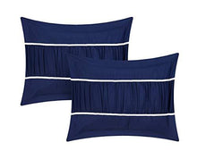 Load image into Gallery viewer, Chic Home Mayan 24 Piece Comforter Set, Queen, Blue
