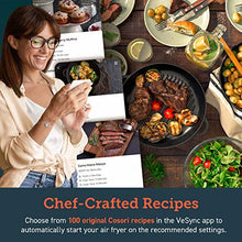 Load image into Gallery viewer, COSORI Smart Air Fryer xl 5.8QT 13-in-1 cooker (800+ Online & 100 Paper Recipes) can Air Fry, Roast, Bake, Digital Works with Alexa & Google Assistant, 1700W, Large Dishwasher-Safe Square Basket