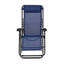 Load image into Gallery viewer, Caravan Canopy Infinity Zero Gravity Steel Frame Patio Deck Chair, Blue (Pair)