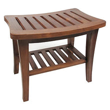 Load image into Gallery viewer, Ala Teak Indoor Outdoor Patio Garden Yard Bath Shower Spa Waterproof Stool Bench Fully Assembled