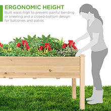 Load image into Gallery viewer, Best Choice Products 48x24x30in Raised Garden Bed, Elevated Wood Planter Box Stand for Backyard, Patio, Balcony w/Bed Liner, 200lb Capacity