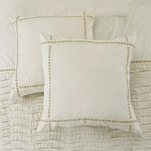 Load image into Gallery viewer, Amrapur Overseas Antonella 8-Piece Pleated Comforter Set, Queen, Beige