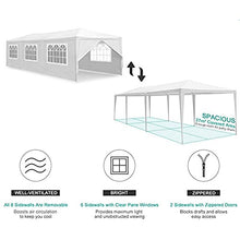 Load image into Gallery viewer, FDW 10x30 Party Tent Wedding Patio Gazebo Outdoor Carport Canopy Shade with Side 8 Removable Walls