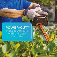 Load image into Gallery viewer, BLACK+DECKER 20V MAX Cordless Hedge Trimmer with Power Command Powercut, 22-Inch (LHT321FF)