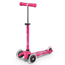 Load image into Gallery viewer, Micro Kickboard - Mini Deluxe LED - Three Wheeled, Lean-to-Steer Swiss-Designed Micro Scooter for Toddlers & Children with Motion-Activated Light-Up Wheels for Ages 2-5 (Pink)