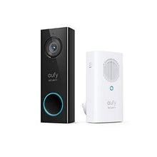 Load image into Gallery viewer, eufy Security, Wi-Fi Video Doorbell, 2K Resolution Video doorbell Camera, No Monthly Fees, Secure Local Storage, Human Detection, 2-Way Audio, Free Wireless Chime-Requires Existing Doorbell Wires
