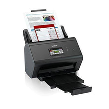 Load image into Gallery viewer, Brother ImageCenter ADS-2800W Wireless Document Scanner, Multi-Page Scanning, Color Touchscreen, Integrated Image Optimization, High-Precision Scanning, Continuous Scan Mode, Black