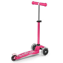 Load image into Gallery viewer, Micro Kickboard - Mini Deluxe LED - Three Wheeled, Lean-to-Steer Swiss-Designed Micro Scooter for Toddlers & Children with Motion-Activated Light-Up Wheels for Ages 2-5 (Pink)