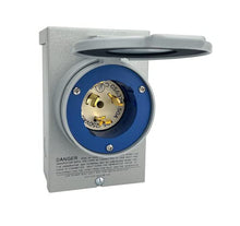 Load image into Gallery viewer, Reliance Controls PB50 50-Amp (CS6375) NEMA 3R Power Inlet Box,Gray