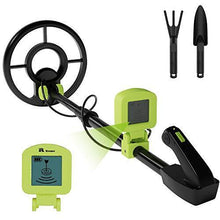 Load image into Gallery viewer, RM RICOMAX Metal Detector for Kids - Kids Metal Detector with LCD Display & Buzzer IP68 Waterproof & 2 Lb Lightweight Best Gift for Kids 24 to 35'' Foldable & Adjustable Kids Metal Detector, Green