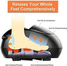 Load image into Gallery viewer, RENPHO Foot Massager Machine with Heat, Fathers Day Gifts, Shiatsu Deep Kneading, Multi-Level Settings, Delivers Relief for Tired Muscles and Plantar Fasciitis, Fits feet up to Men Size 12