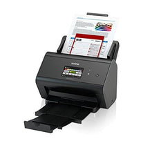 Load image into Gallery viewer, Brother ImageCenter ADS-2800W Wireless Document Scanner, Multi-Page Scanning, Color Touchscreen, Integrated Image Optimization, High-Precision Scanning, Continuous Scan Mode, Black