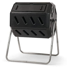 Load image into Gallery viewer, IM4000 Dual Chamber Tumbling Composter (Black)