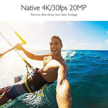Load image into Gallery viewer, AKASO V50 Pro Native 4K30fps 20MP WiFi Action Camera with EIS Touch Screen 100 feet Waterproof Camera Web Camera Support External Mic Remote Control Sports Camera with Helmet Accessories Kit